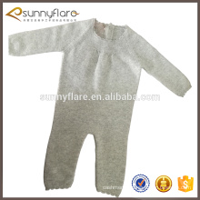 pure cashmere knitted newborn baby winter jumpsuit